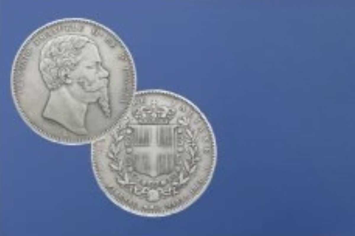 5 lire riproduzione bolaffi